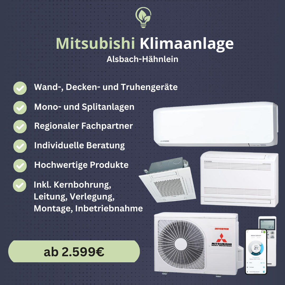 klimaanlage-Alsbach-Hähnlein-mitsubishi-split-mono-wand-truhe-decke-inkl-montage-und-inbetriebnahme