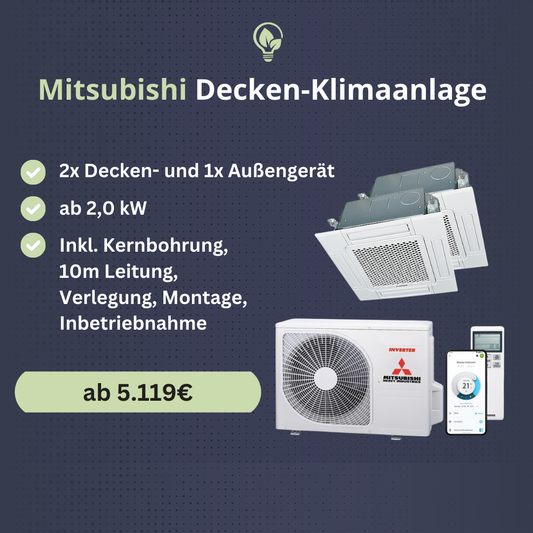 mitsubishi-multi-2x-decken-klimaanlage-inkl-montage-und-inbetriebnahme