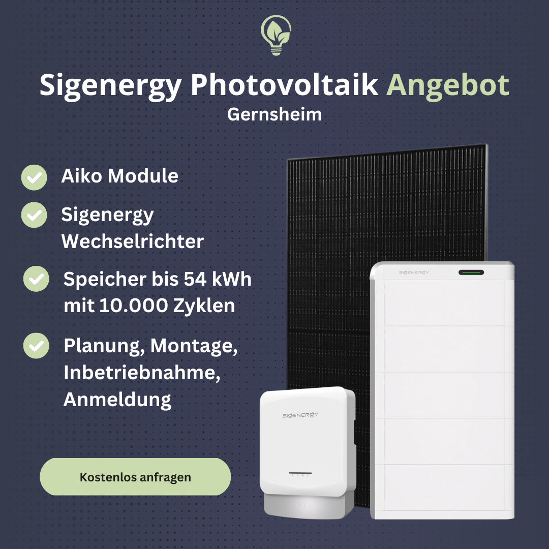 Photovoltaik Gernsheim | PV Komplettanlage inkl. Speicher & Montage