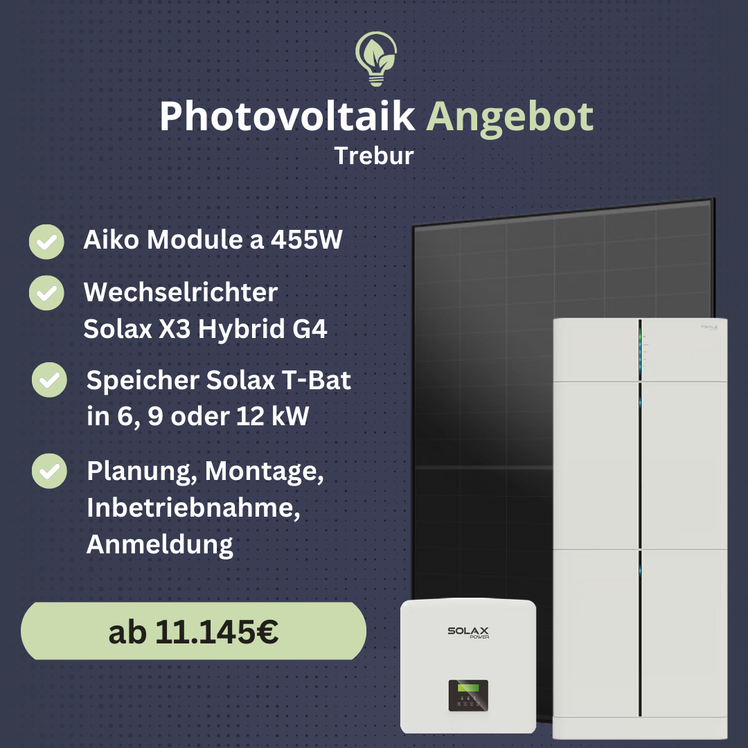 photovoltaik Trebur 8-12 kwp komplettanlagen mit speicher und montage